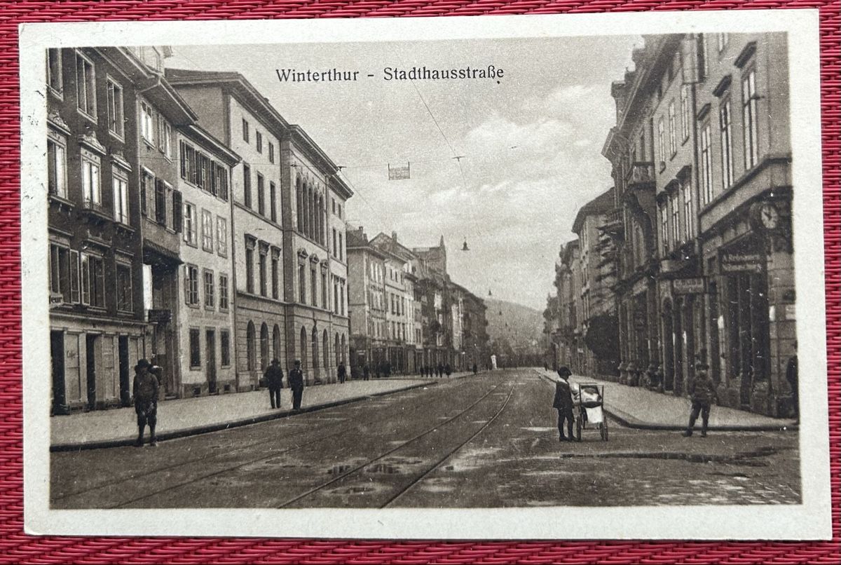 Cartoline postali: Winterthur Stadthausstrasse  – Usato da Horw venduto da Tellbub