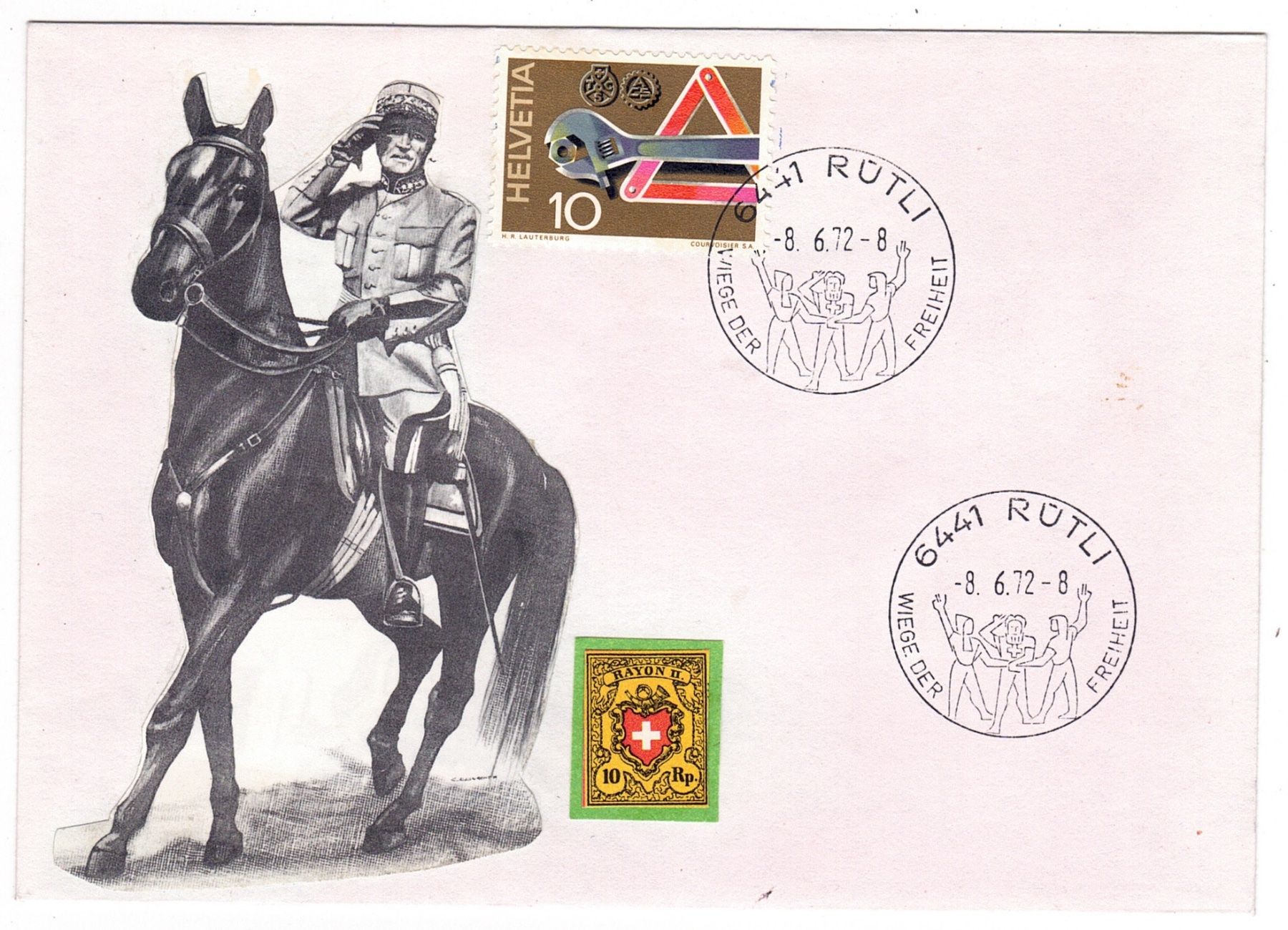 Alle Briefmarken: Lettre Général Guisan – Gebraucht aus La Tour-de-Peilz von amjust
