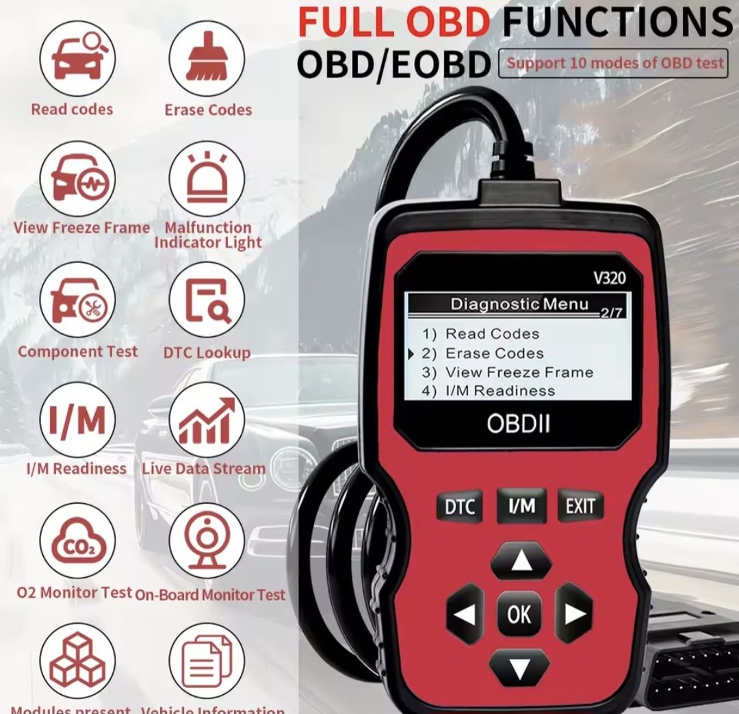 Messen: OBDII V320 Diagnosegeraet Auto Fehlercode Leser – Neu und originalverpackt aus Winterthur von Deins_8j77 1