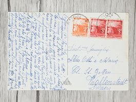 CL14 Carte Postale + Timbre Italie 1946