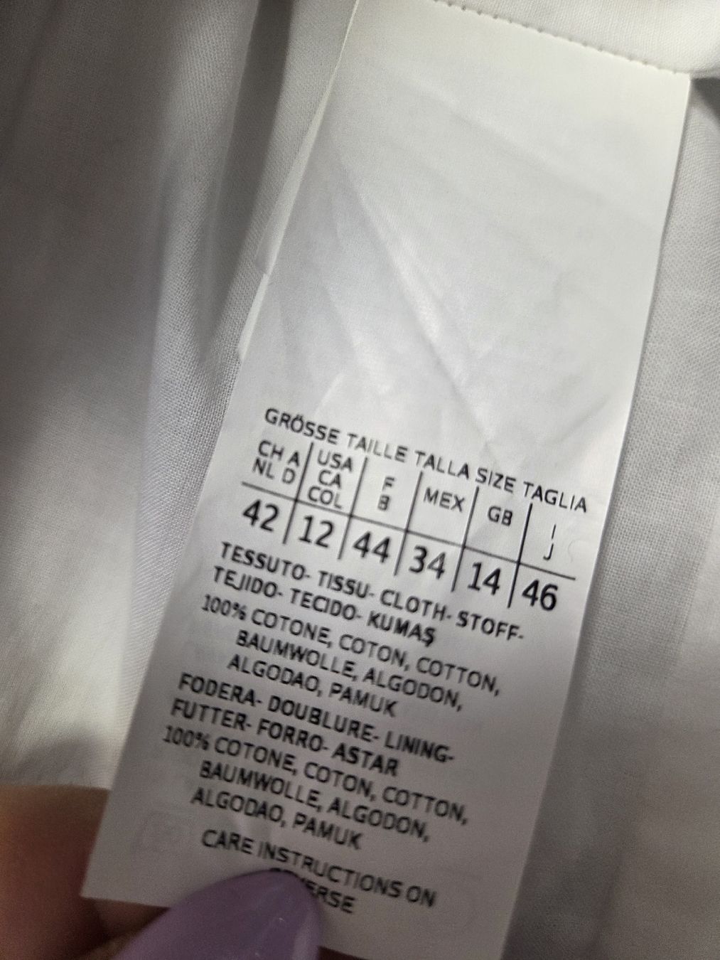 Max Mara Cappotti: Weekend MaxMara patterned summer coat size 42 IT. – Usato da Zürich venduto da Bubi83 7