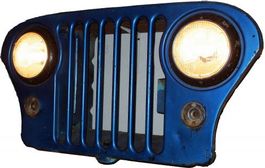 Jeep Frontgrill mit Lampen