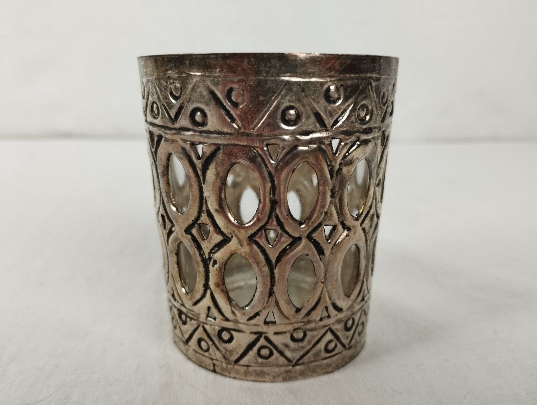 Bougeoirs: Windlichthalter Glas/Metall 4 Stk. – D'occasion à Schübelbach par Restwert_Schubelbach 3