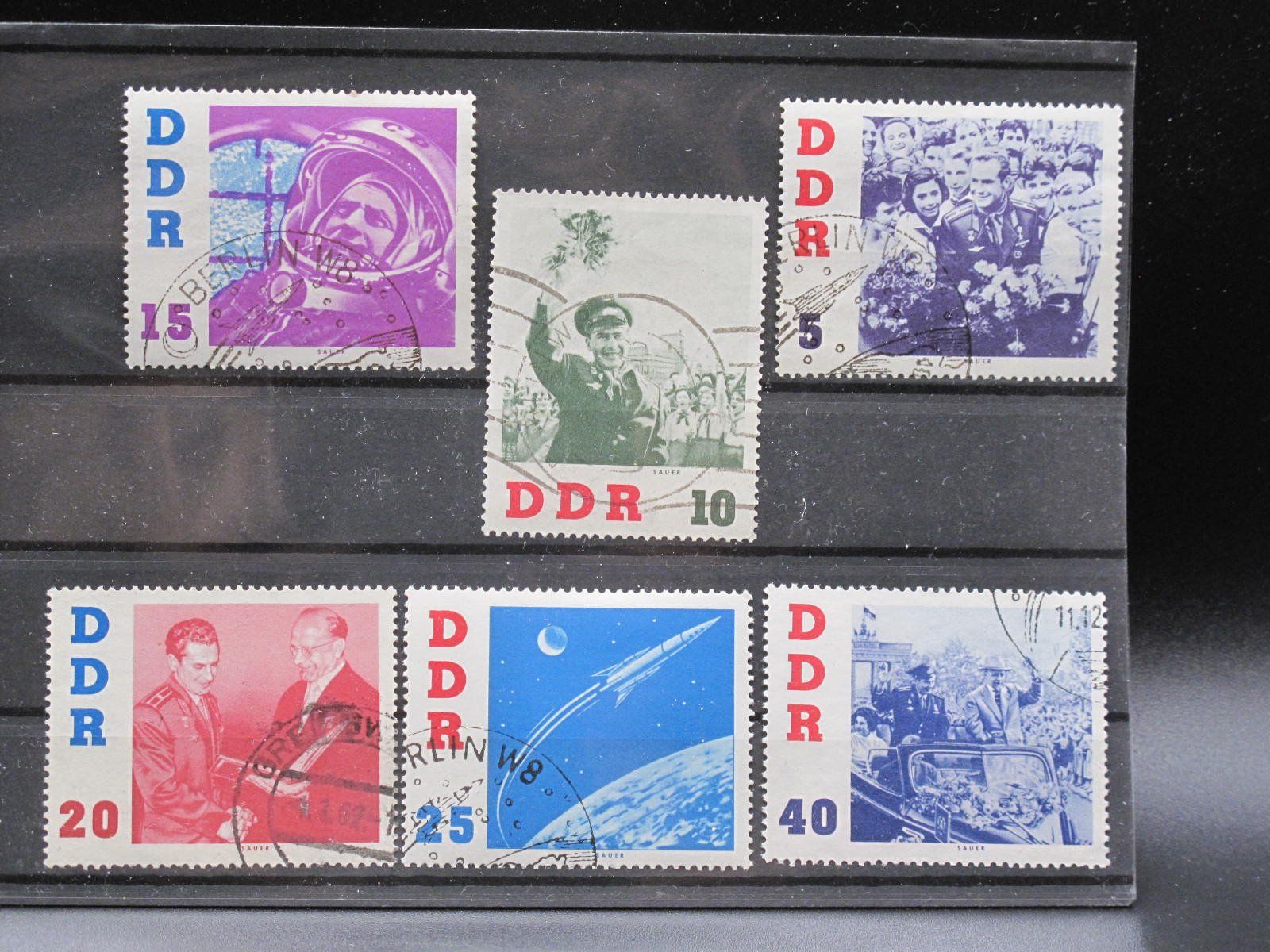 Tutti i francobolli: DDR 1961  Kosmonaut Tito gest. – Usato da Wil SG venduto da fva01
