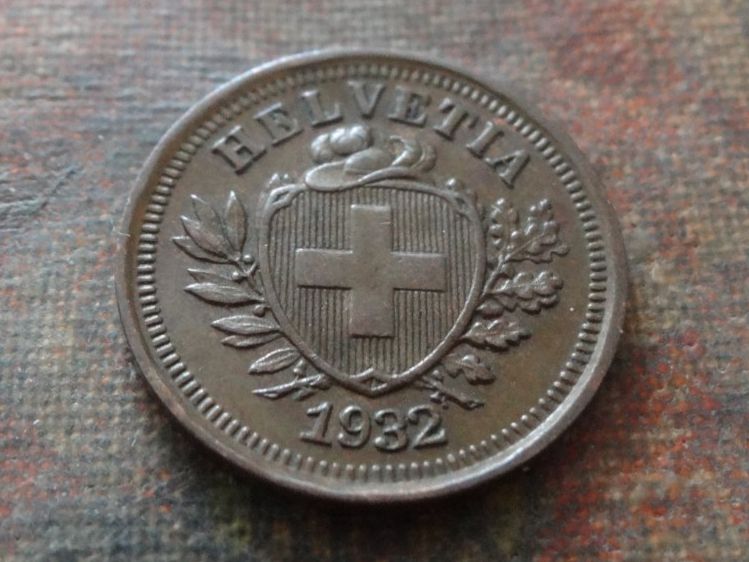Tutti le monete: 1 Rp. 1932   (B) – Usato da Romanel-sur-Lausanne venduto da Swift13