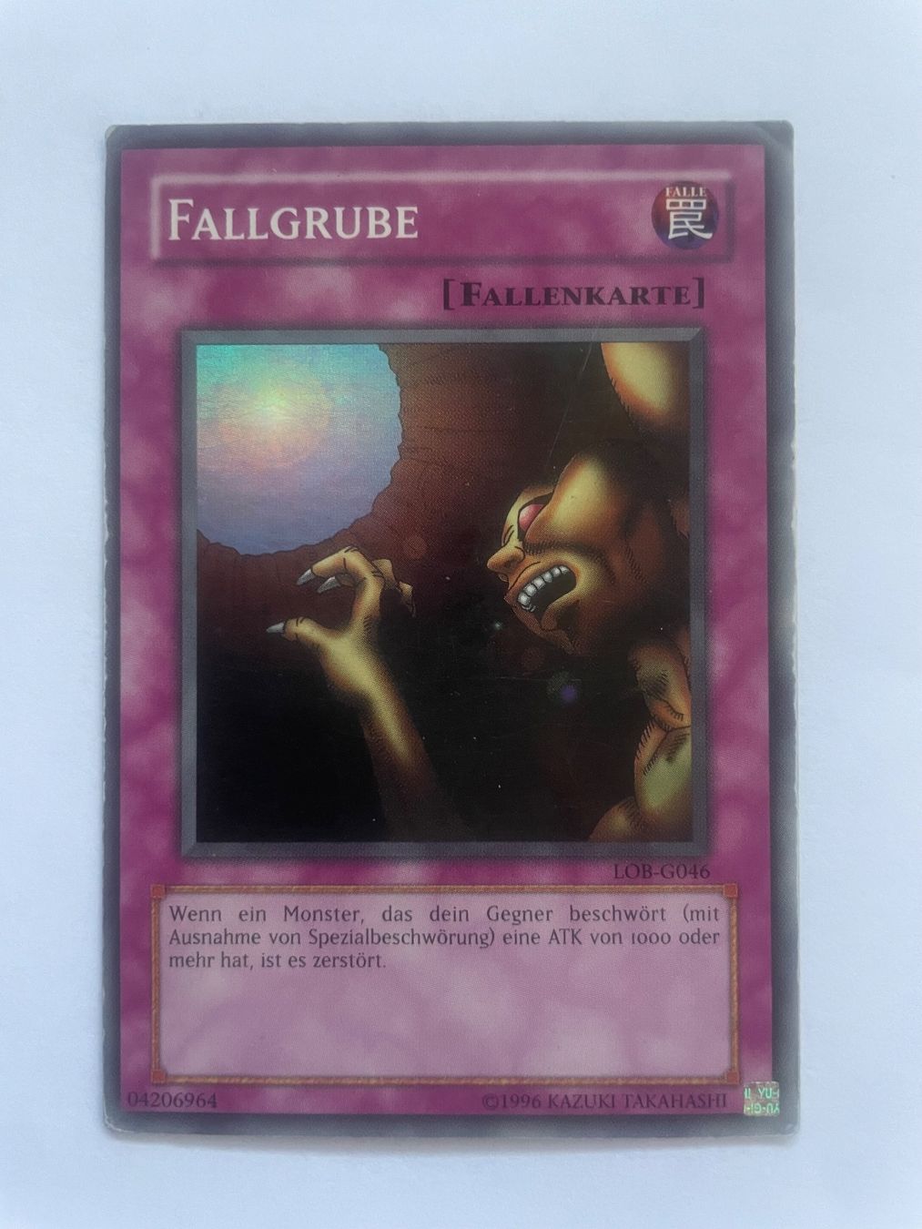 Yugioh Carte collezionabili: YuGiOh GOAT | LOB | Fallgrube | Super Rare – Usato da Altstätten SG venduto da ChangeMaker