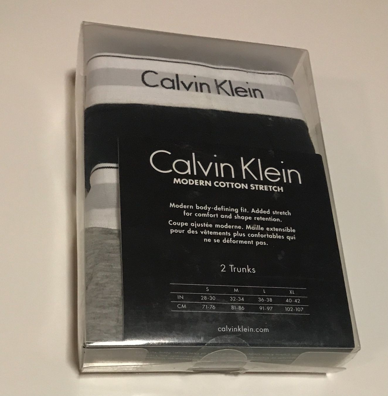 Unterwäsche: Original Calvin Klein Unterwäsche 2 Trunks Gr. S – Neu und originalverpackt aus luzern von ARNI. 4