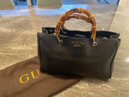 Gucci Bamboo Bag Tasche schwarz medium