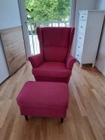 Ohrensessel mit Hocker /IKEA/