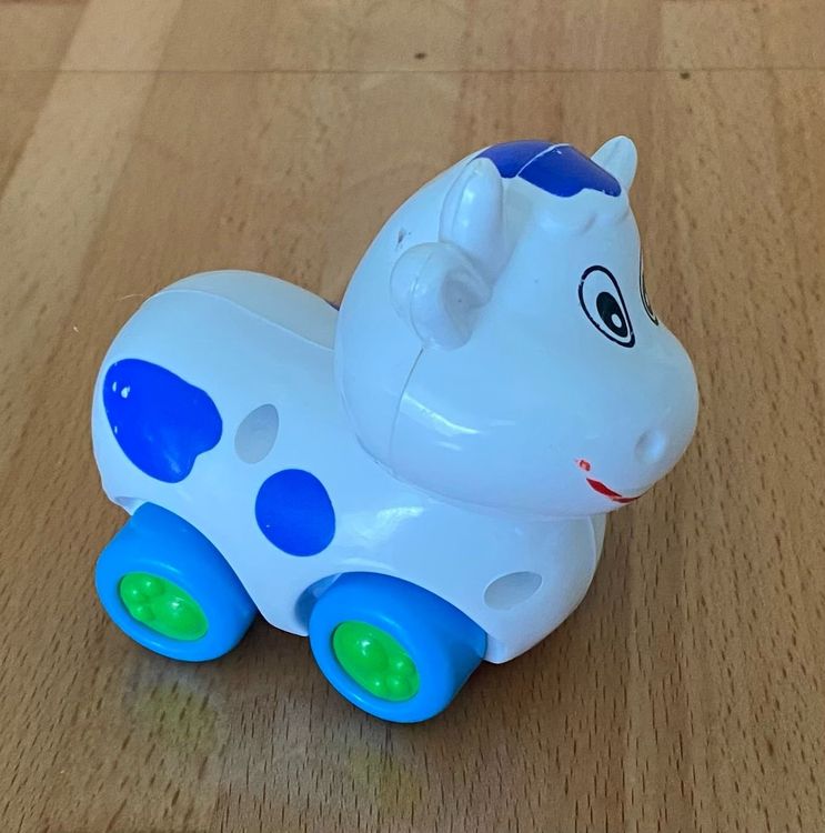 FLYPOP'S Muu-Box - Kirmesspiel Mit Kuh-Geräusch Ohne Batterien Ab 18 Monaten