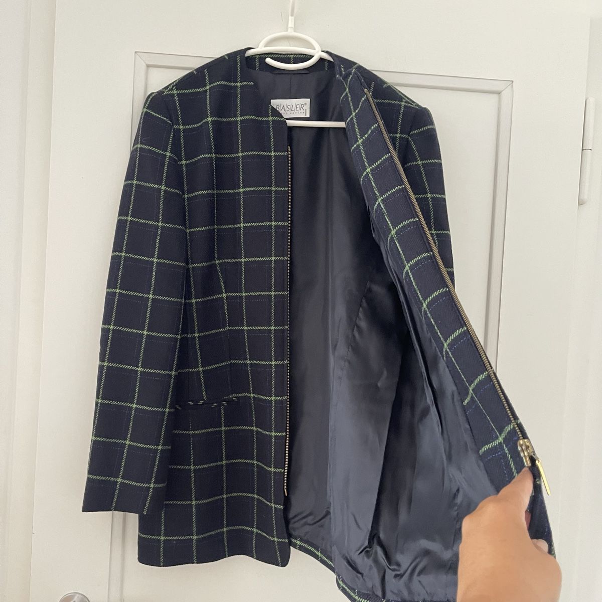 Basler Giacche: Vintage Basler wolle jacket / blazer Checkered - gr. 40 – Nuovo (secondo la descrizione) da Bern venduto da dek_7bjd 2
