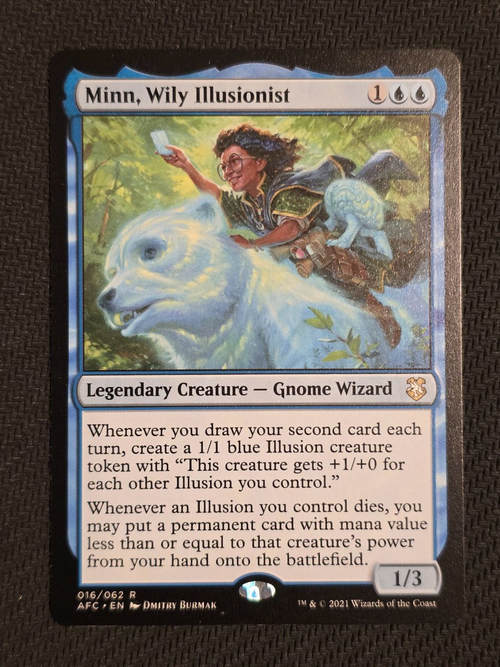 Magic The Gathering Carte collezionabili: Minn, Wily Illusionist  -  MTG – Usato da Zürich venduto da Semagets
