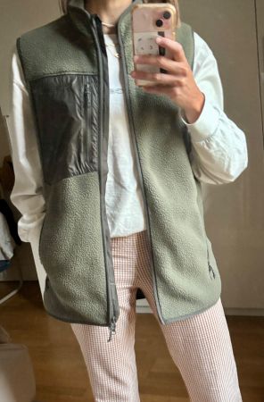 Fleece gilet taglia M, unisex, verde, PeakPerformance, nuovo