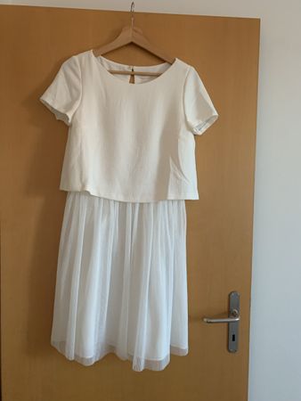 Robe blanche style danseuse effet jupon  Repetto