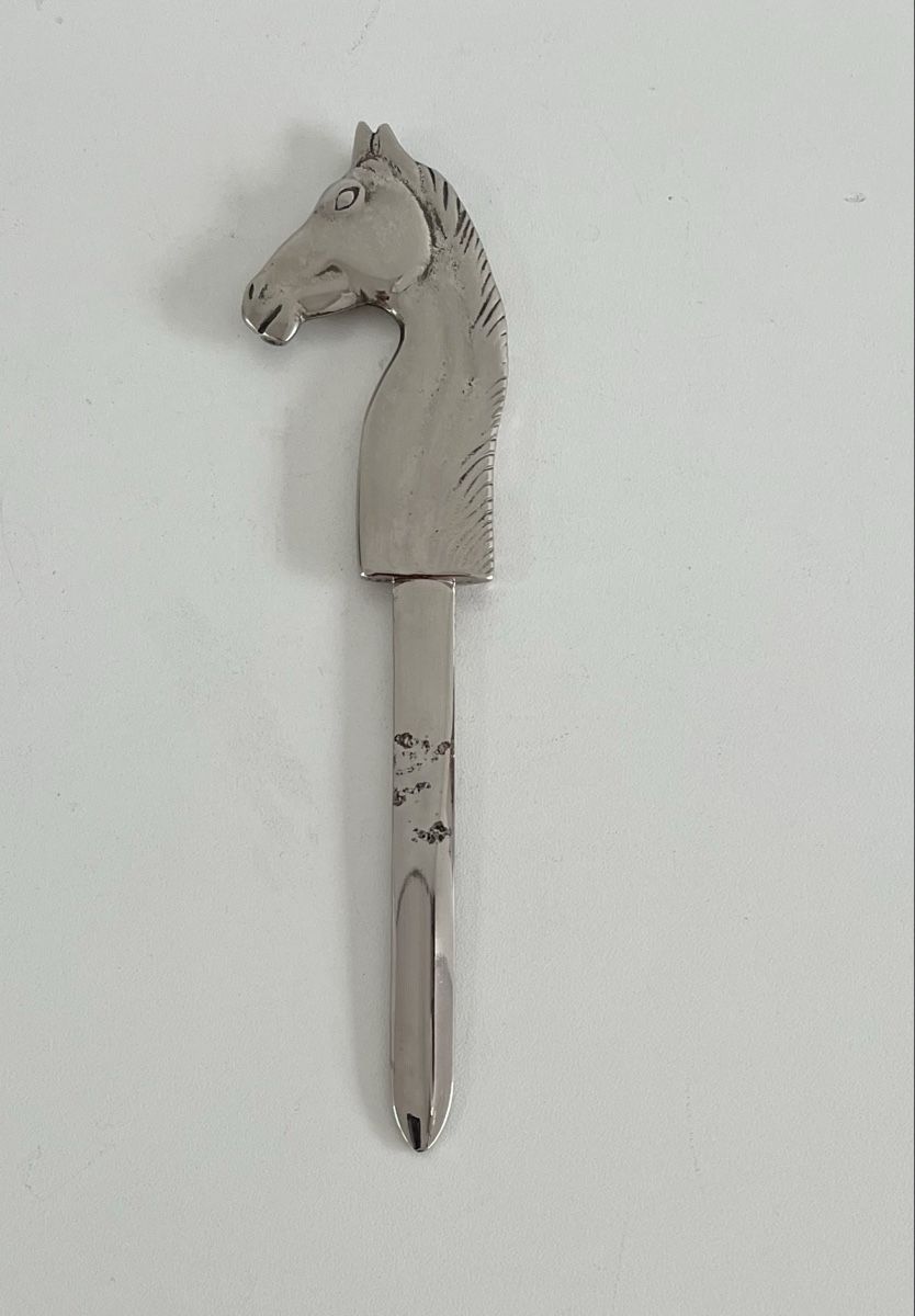 Sonstiger Bürobedarf: Brieföffner / Pferdekopf / Metall – Gebraucht aus Wetzikon ZH von seli03 1