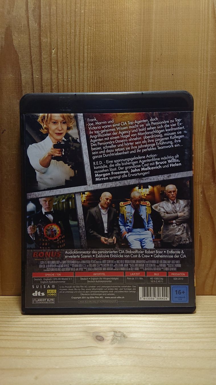Tutti i DVDs: RED auf Blu-Ray mit Bruce Willis – Usato da Wilderswil venduto da Exebub 1