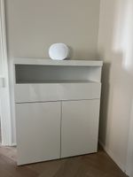 Modern White Gloss Cabinet (101x40x122cm)