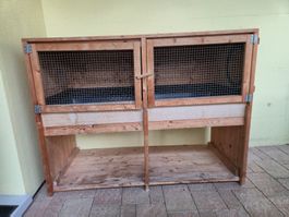 Kaninchenstall / Meerschweinchenstall / Nagerstall aus Holz