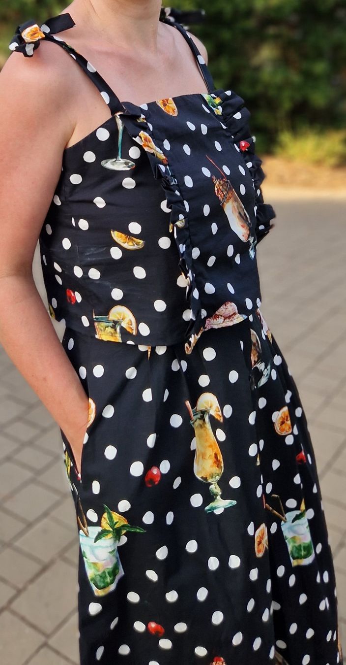 Gonne: Mango Set Top Jupe Cocktail M/L Baumwolle – Usato da Erlinsbach SO venduto da ULIKH 1
