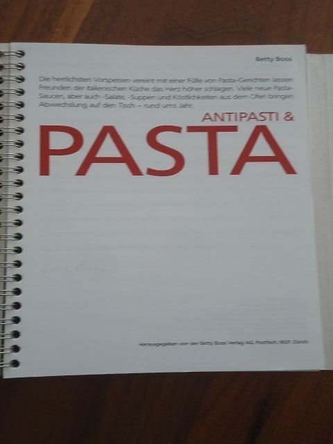 Libri: Betty Bossi, PASTA – Nuovo (secondo la descrizione) da Ergisch venduto da Baluna24 1