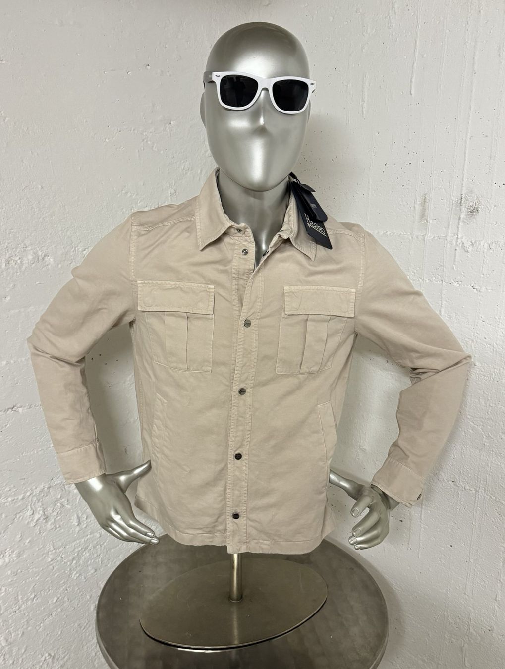 Camicie: HERNO Hemd mit Brusttaschen, Grösse 46 = M/L ... – Nuovo e nell'imballaggio originale da Chur venduto da Papageibarsch77 4