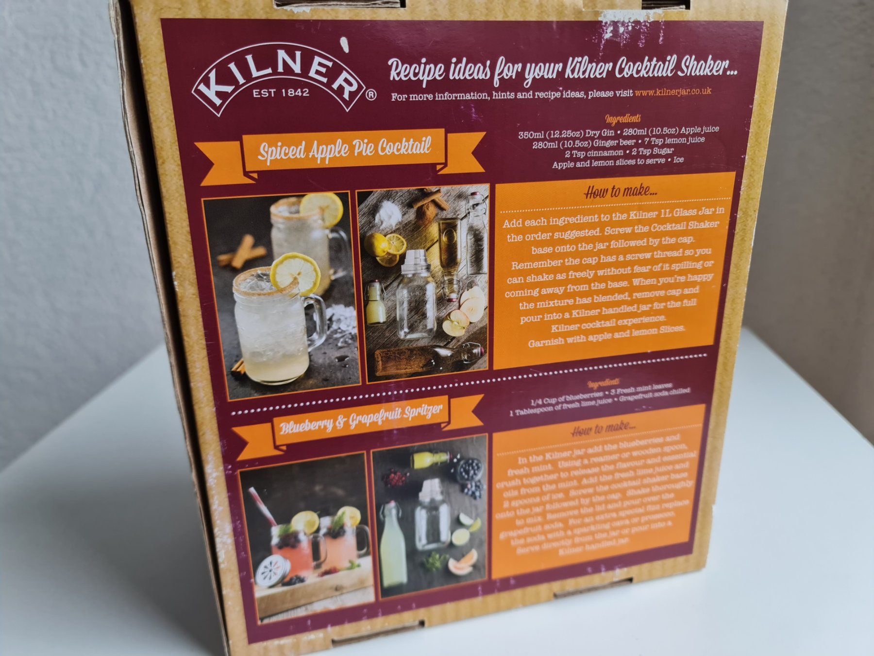 Elettrodomestici da cucina: Kilner Cocktail Shaker Glas Edelstahl Set Originalverpackung – Nuovo (secondo la descrizione) da Obfelden venduto da ZinggHandel 4