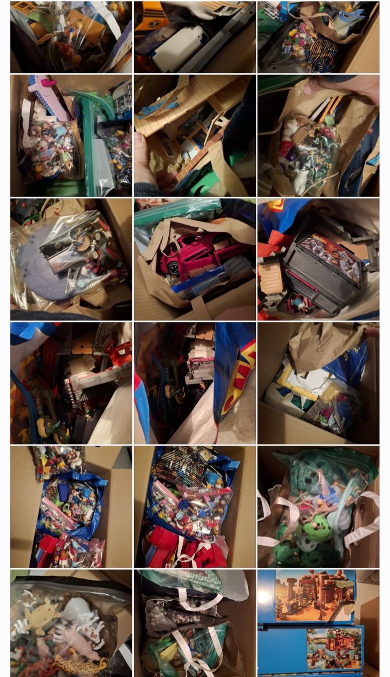 Playmobil Giocattoli: 10 Umzugskartons voll Playmos – Usato da Gipf-Oberfrick venduto da Birgitwet 2
