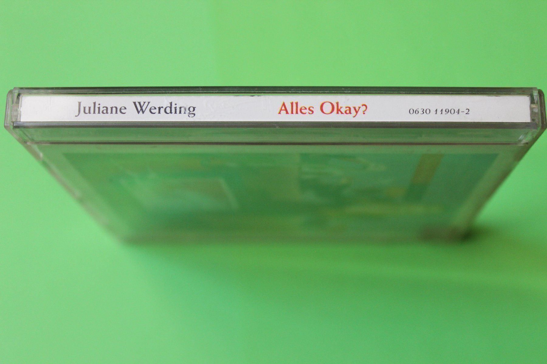 CD: Juliane Werding - Alles okay?  CD 1995 – Usato da Tübach venduto da JamesStone 5