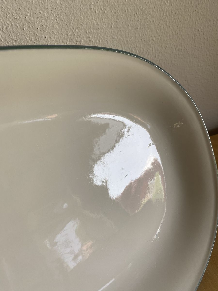 Rössler Servierplatten: Rössler Platte weiss mit blauem Rand Grösse 32 – Gebraucht aus Schwarzenburg von Michellu 4