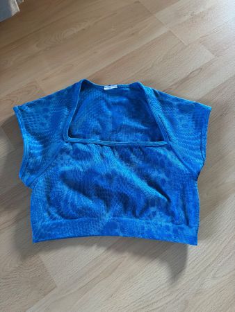 Gymshark adapt x whitney animal seamless crop top Grösse M