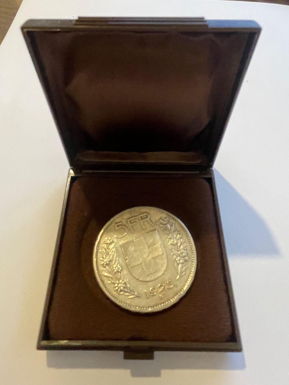 Tutti le monete: Silver coin Swiss 5 Franc 1925 – Usato da Viganello venduto da rad_tt9y 2