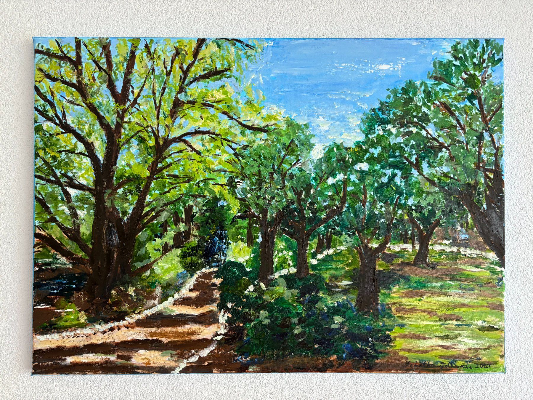 Dipinti: Ölgemälde - In Renoirs Garten – Nuovo (secondo la descrizione) da Cham venduto da Felha 1