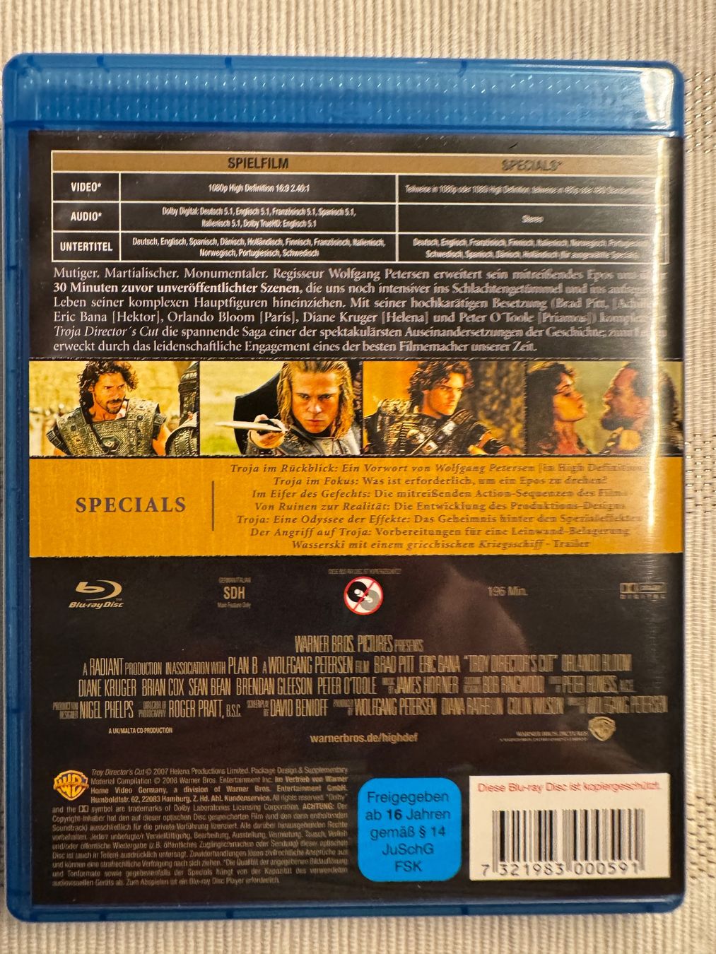 Tutti i DVDs: Troja - Blu-ray – Usato da Arbon venduto da drs64 1