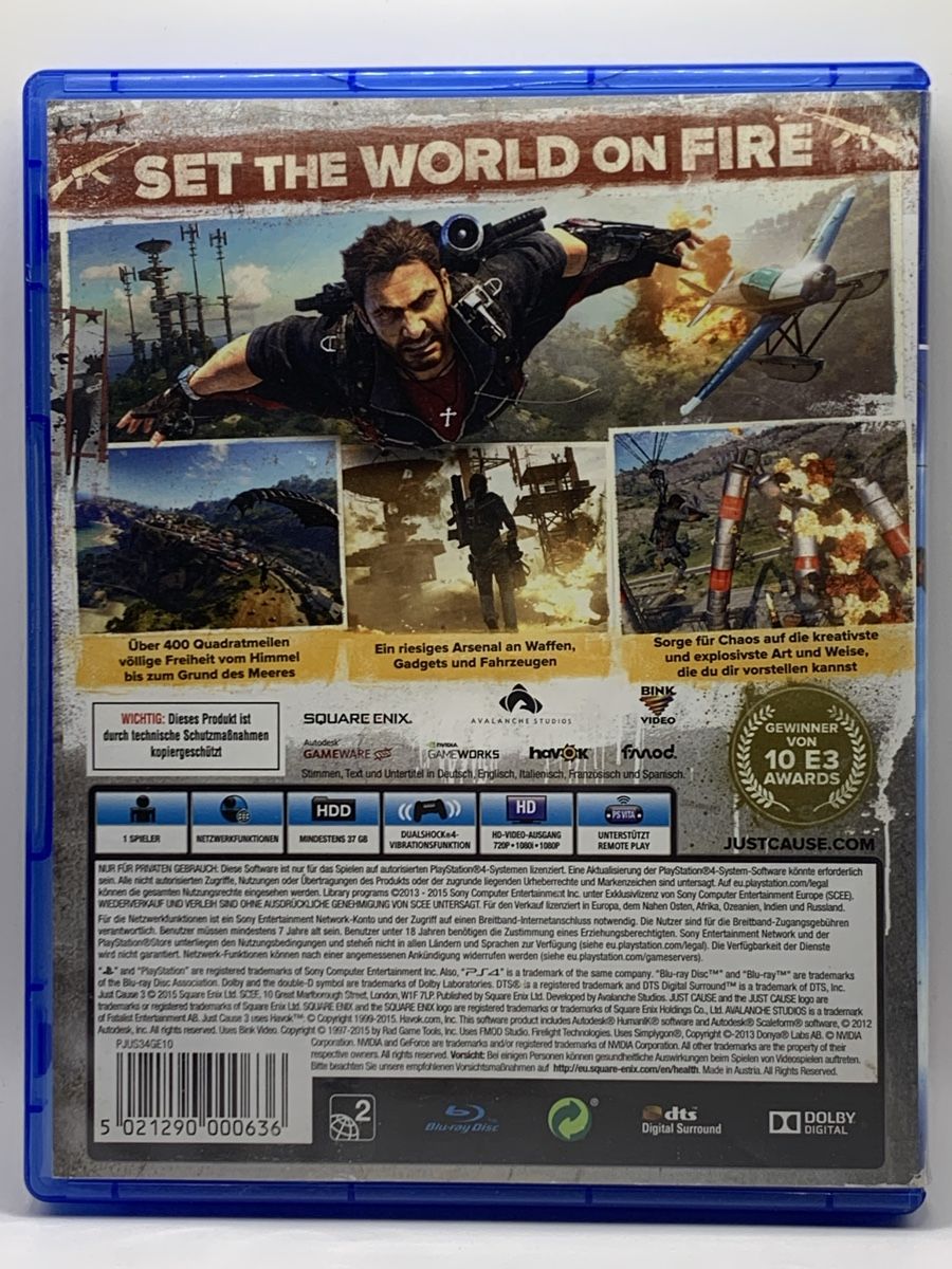 Sony Jeux: Just Cause 3 - PS4 – D'occasion à Ostermundigen par RG-Collector 1
