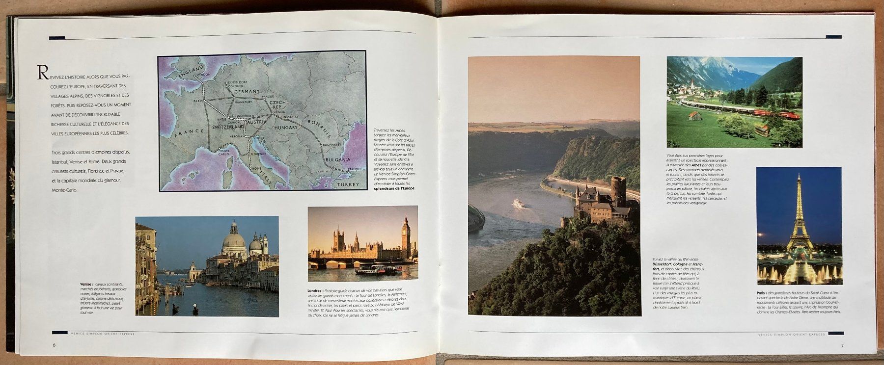 Documenti: Venice Simplon - Orient-Express. Voyages en train.... 1998 – Usato da Versoix venduto da Decapod 6