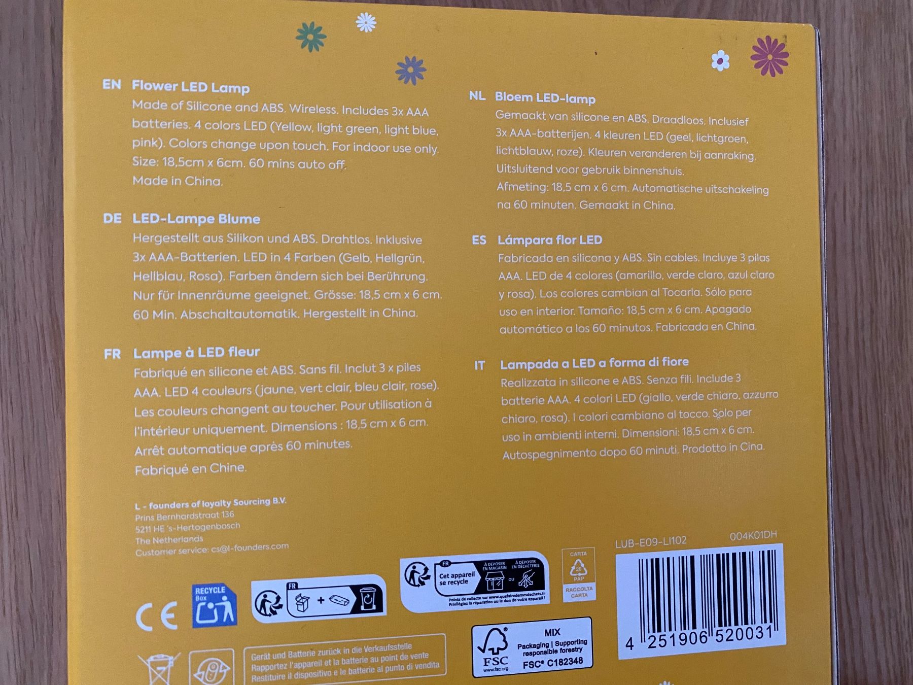 Lampen: Coop Flower Lampe Hello Frühling – Neu und originalverpackt aus Trachslau von RetoM1982 2