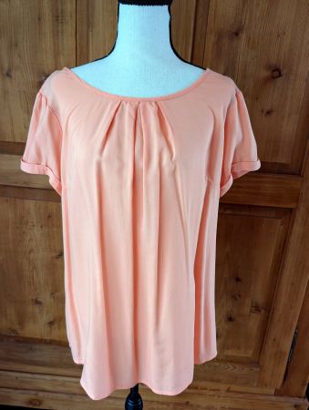 Blusenshirt peach, Grösse 40