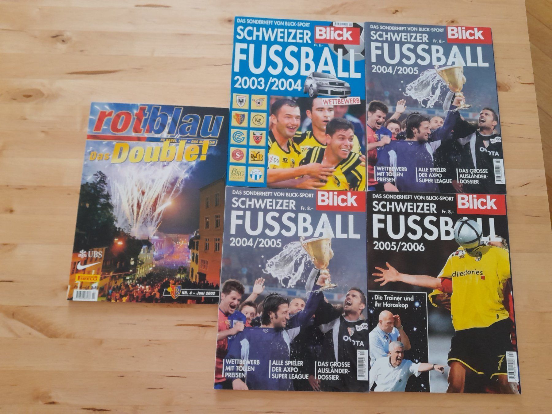 Riviste & Magazine: Fc basel  fussball zeitschriften hefte – Usato da binningen venduto da bergen00