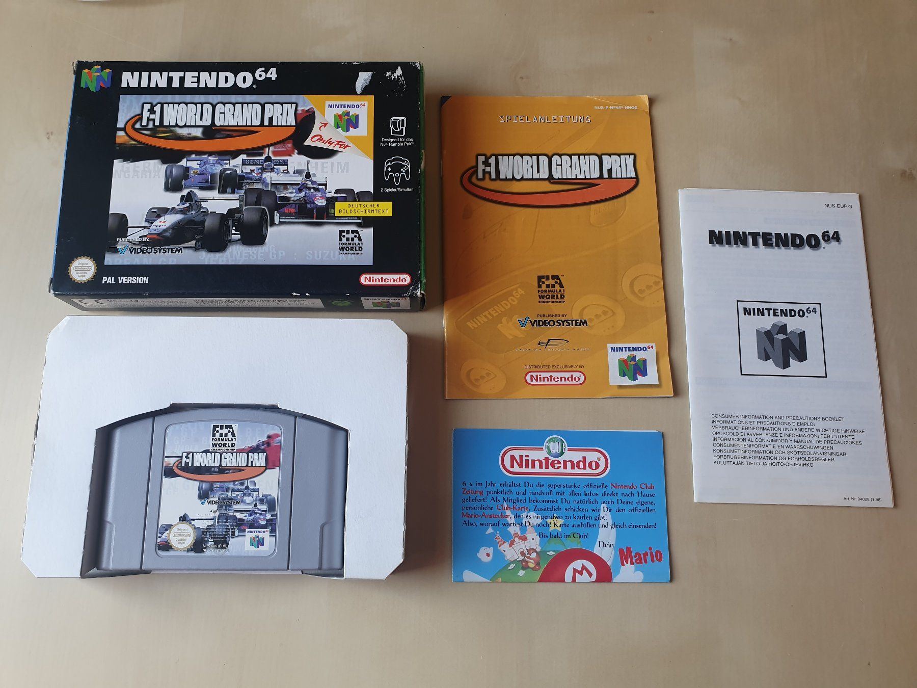 Nintendo Giochi: F-1 World Grand Prix – Usato da Stansstad venduto da collectorsshop 6