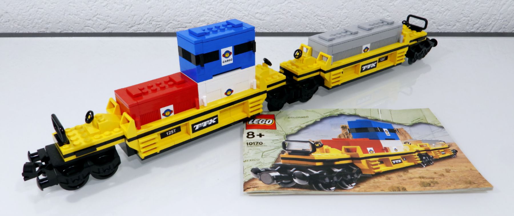 Lego Baukästen: LEGO EISENBAHN 10170 TTX INTERMODAL DOUBLE-STACK CAR – Gebraucht aus Turbenthal von Ddanuh 7