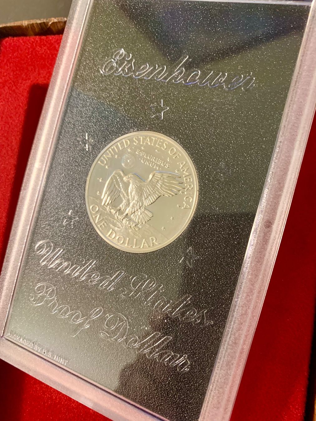 Alle Münzen: 1971 Eisenhower Silver Proof US DOLLAR Argento 0.400. – Gebraucht aus Vacallo von Ro-Ma76 4