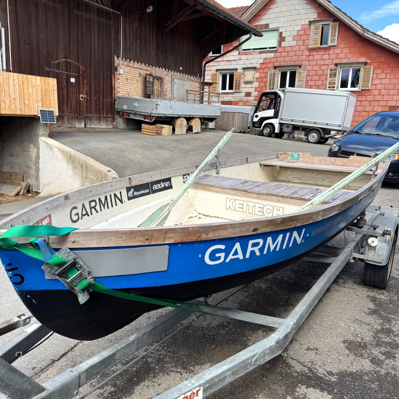Mändli Barche: Mändli K 405 Ruderboot Fischerboot Kleinboot – Difettoso da St.Gallenkappel venduto da seeunterhalt