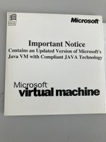 Microsoft Virtual Machine Java VM Windows 98 NT