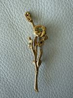 Broche dorée signée Orena Paris comme neuve! 