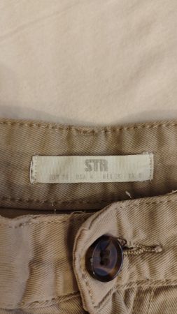 Trendige STR Cargo Hose, Beige, Grösse 38, NEU!