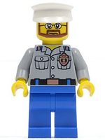 Lego Figur Guard City - Kapitän (cty0415) seltene Figur