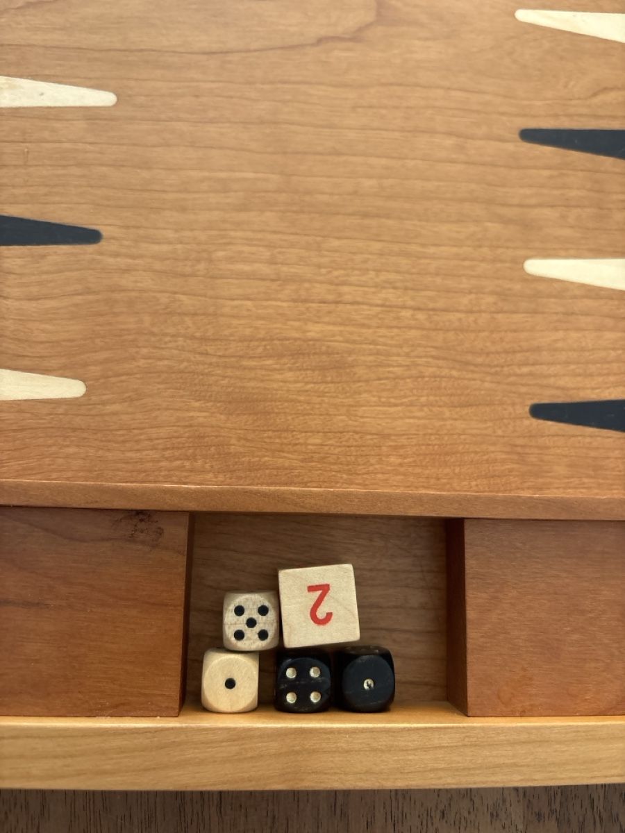 Giochi: Titel: Edles Backgammon Kirschbaumholz - Manufakturqualität  – Usato da Kriens venduto da mir_v8ww 2