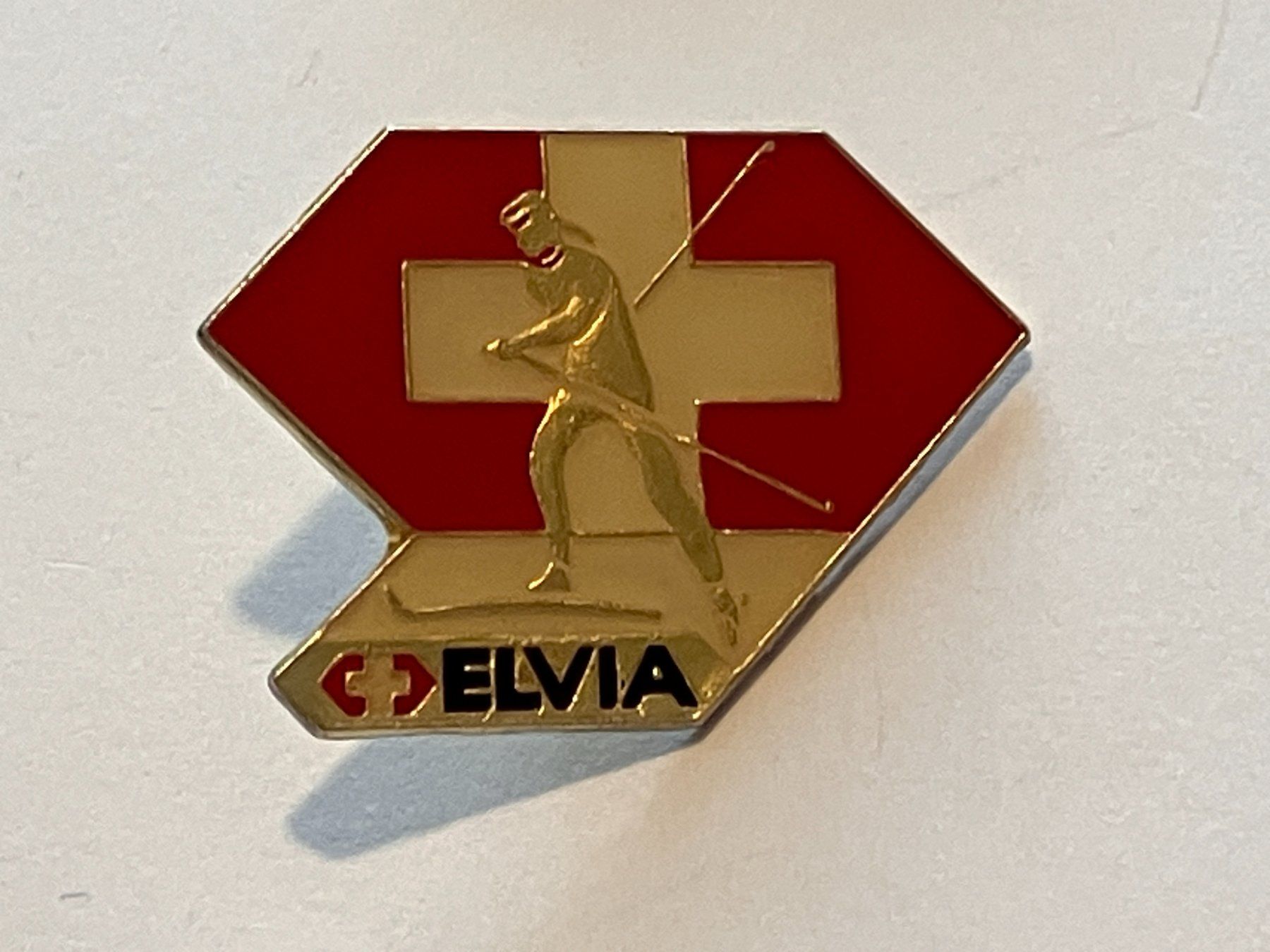 Placchette & Badge: 1 Pin Elvia Versicherungen – Usato da Basel venduto da djwwpp