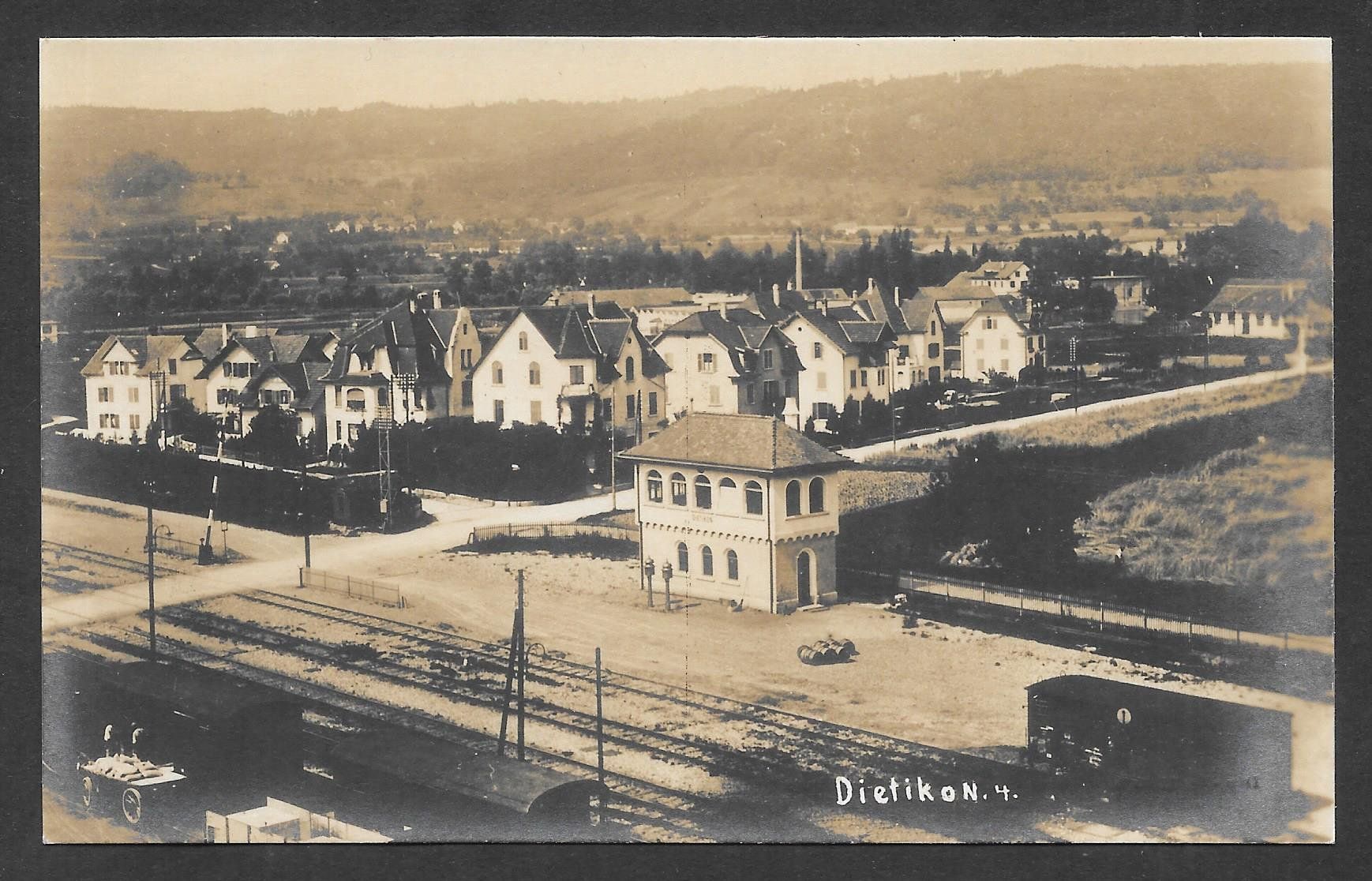 Ansichtskarten: Dietikon Bahnhofsgegend – Gebraucht aus Olten von clotaldi