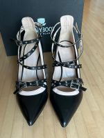 Navyboot Echtleder High Heels Gr. 39